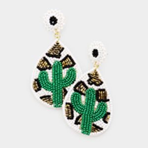 Seed Beaded Earrings